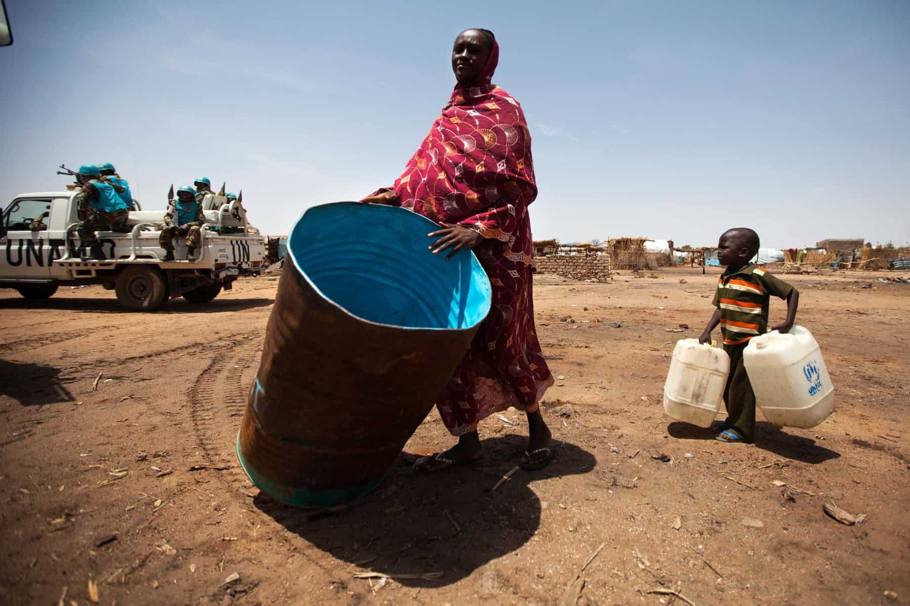 Sustainable Development Goal 6: Clean water and sanitation. Photo by Albert Gonzalez Farran, UNAMID