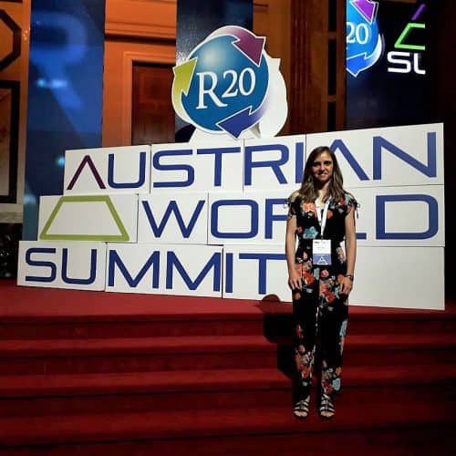 Beatriz Mayor at the Austrian World Summit